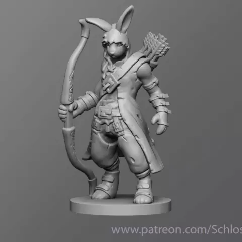 Rabbit Archer by schlossbauer