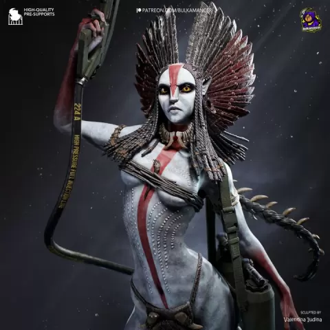 Flame Witch | 341mm by Bulkamancer Sculpts