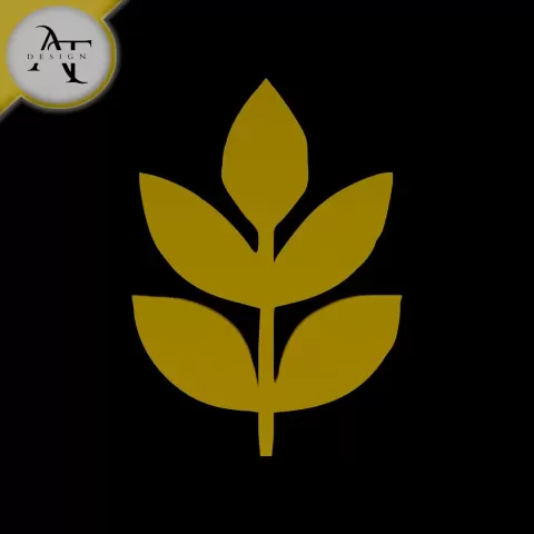 Simple Leaf Symbol - 2D Art - Apex Trace