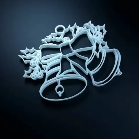 Low Poly Ribbon Bell by SelfCAD User