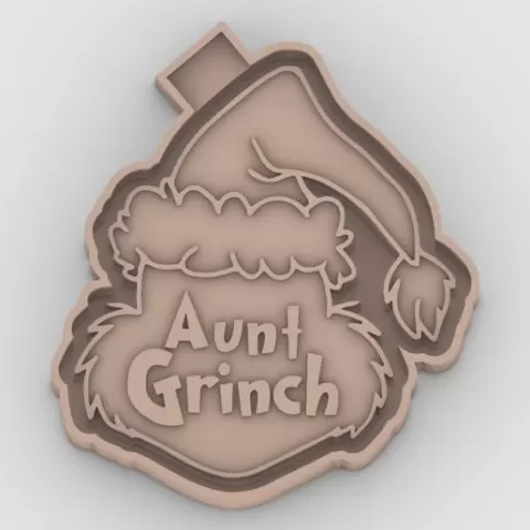Aunt grinch - freshie mold