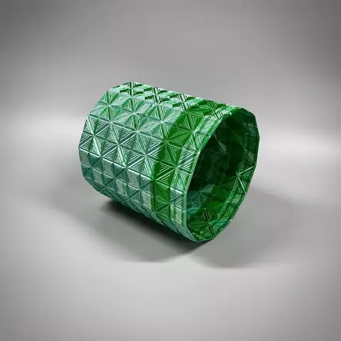 Square Ripple Vase