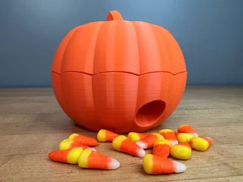 Geared Pumpkin Candy Dispenser