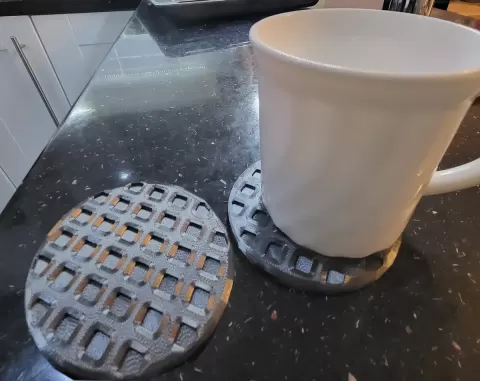 Waffle Coaster