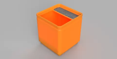 Gridfinity Bin with Printable Label by Pred (parametric)