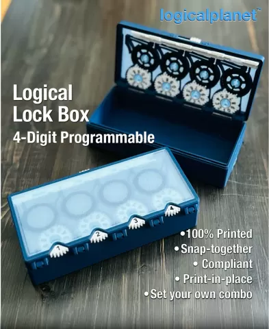 Logical Lock Box — 4-Digit Programmable Combination Box