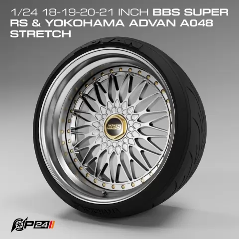 1/24 18-19-20-21 inch BBS Super RS & Yokohama Advan A048 stretch by Phong Nguyen