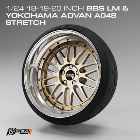1/24 18-19-20 inch BBS LM & yokohama advan a048 stretch by Phong Nguyen