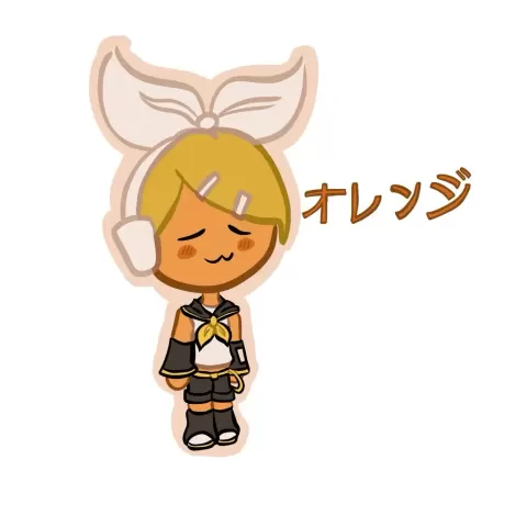 Orange Kagamine Rin - NootNoot