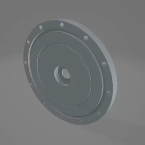 Model Pipe Flange Cover (Use Scale to Size)