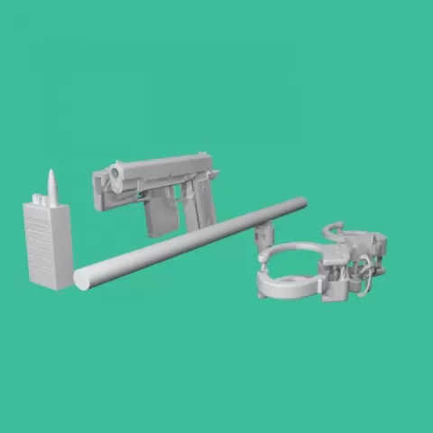 Police Accessories by Han Bui