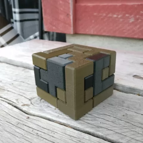 Extremely difficult 5x5x4 puzzle cube by MVH