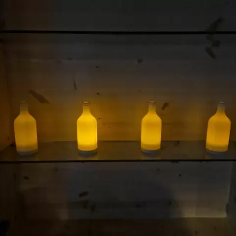 shining bottle