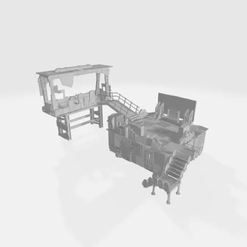 Ork base with guard tower