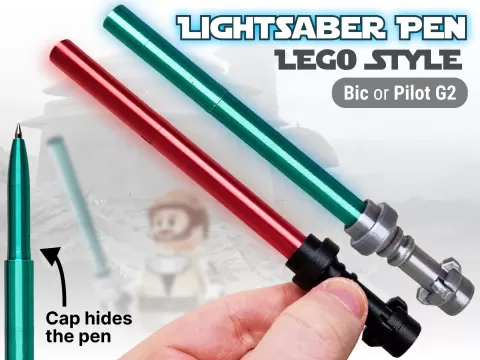 Legos-style Lightsaber Pen