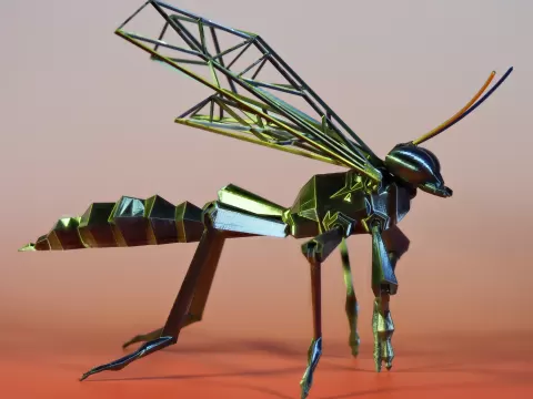 Low Poly Hornet