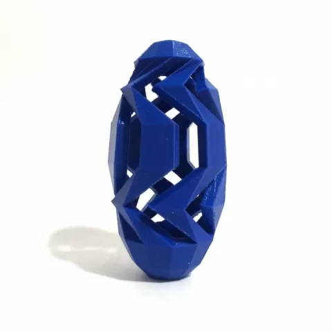 low poly spiral pinecone by Auke van Dijk