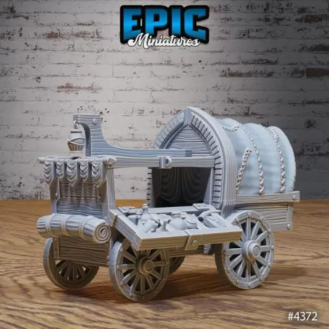 Oriental shop / Merchant Town Environment / City Dungeon Items / Tavern Equipment / Medieval Building Decoration / Village Item / Pub Dungeon Area Encounter by Epic-Miniatures