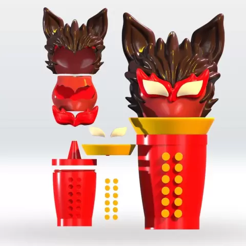 Milkshake NOSFERATU ROBLOX Forsaken 3D Model STL Parts - FnFLab
