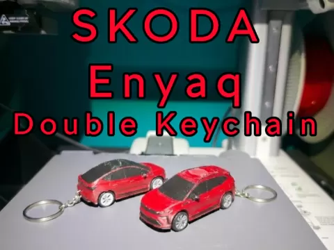 Skoda Enyaq Double Keychain (PIP WW)