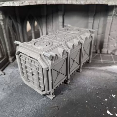 Armored Container - Supportless FDM Optimized