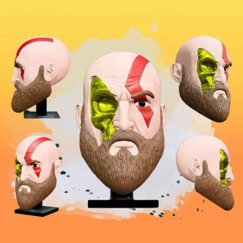 KRATOS HEADPHONE HOLDER - SKULL