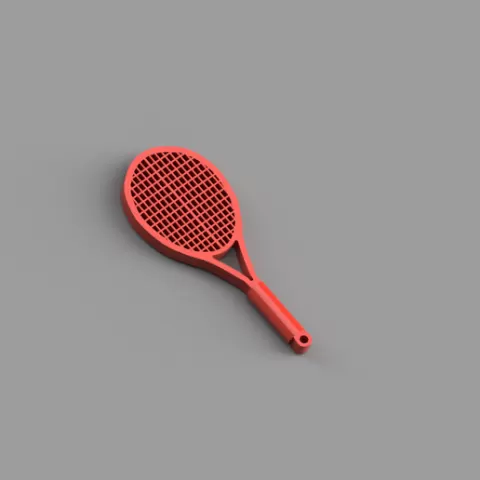 Racket Keychain