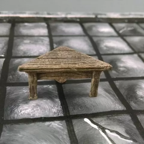 28mm Corner Table by Ryan Beasecker