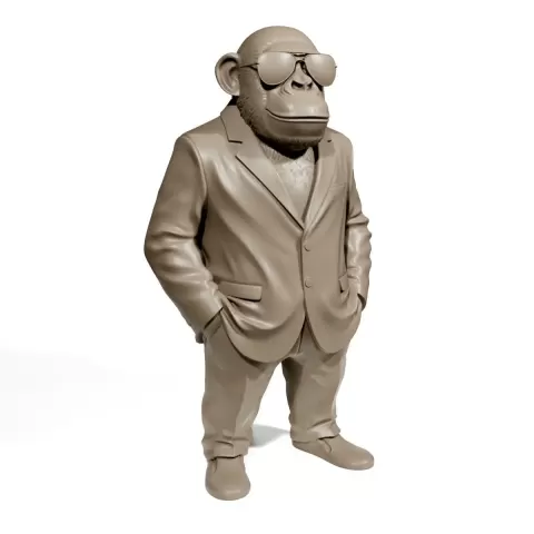 The funny monkey - 3D Everything