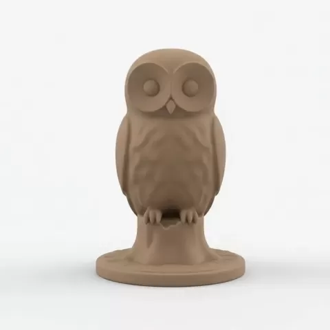 Owl / Eule - Brainbits3D