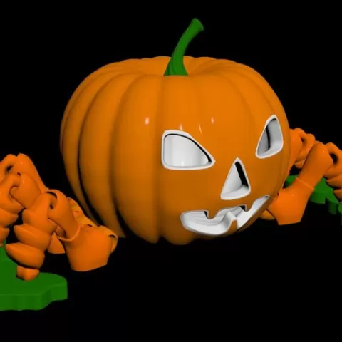 Pumpkin spider