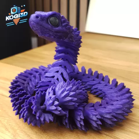 Print in Place Articulated Flexy Snake