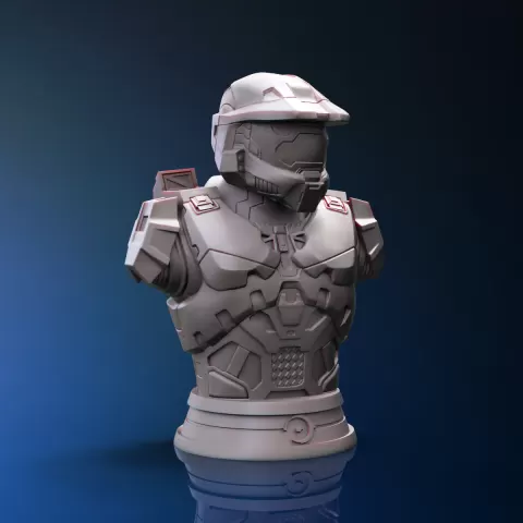 Master Chief bust