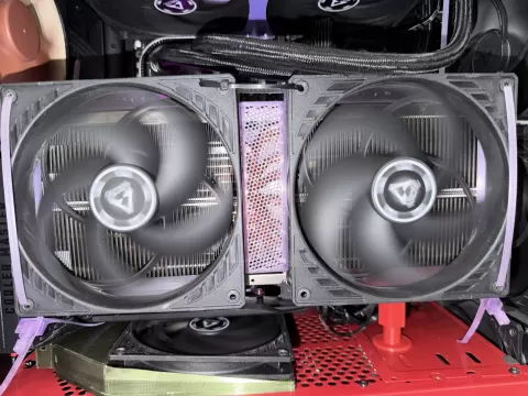140mm GPU deshroud ducts, with gasket and spacer