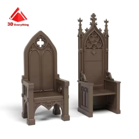 Gothic chairs by 3D Everything
