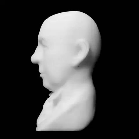 Bust of John Anderson at The London Docklands, England by Scan The World