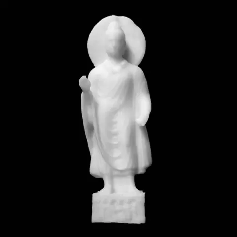 Standing Buddha Shakyamuni at The State Hermitage Museum, St Petersburg by Scan The World