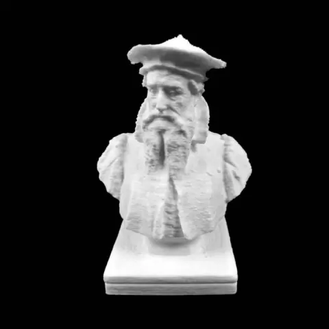 Bust of Gerardus Mercator in Sint-Niklaas, Belgium by Scan The World