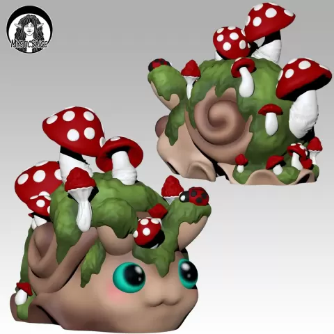 Mushroom Snail Puffling - Exclusive Model