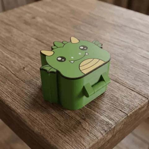 Cute Baby Dragon Box