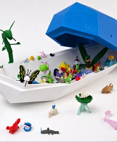 Wailord Box Low Poly Pokemon