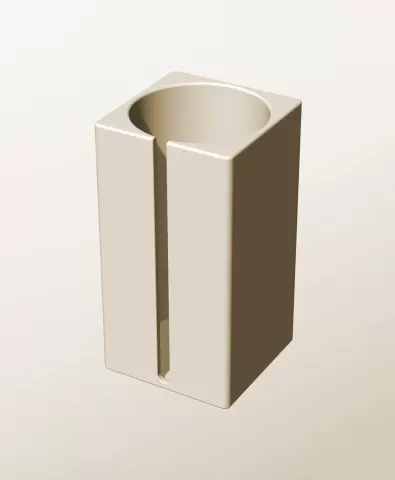 CS96-200-S Modular Stacking slotted container for home decor