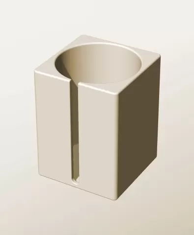 CS96-140-S Stackable slotted bin box module for creative decor
