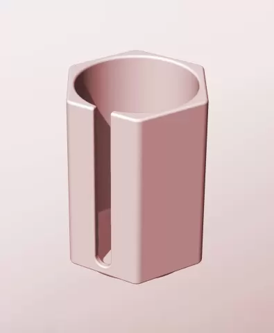 CH68-105-S Slotted container modular stackable module bin box