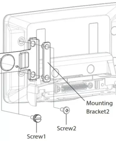 Alpine RUX-H02 mounting bracket