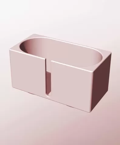 CX68-75-SB Stackable slotted component box for creative makers