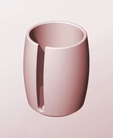 CR68-100-S Stackable slotted bin box module for creative decor