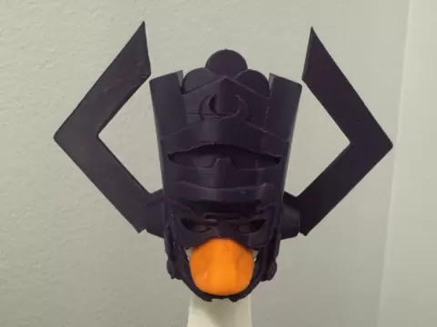 Galactus helmet for desk goose