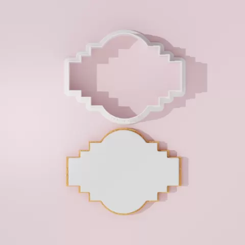 Plaque #5 Cookie Cutter
