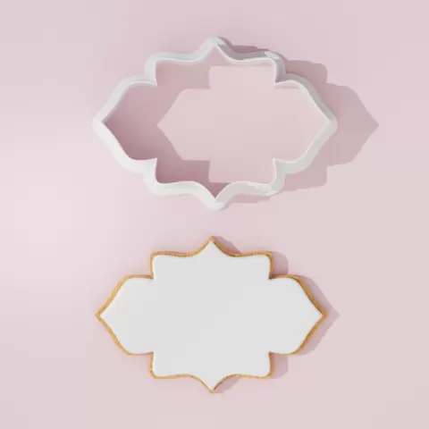 Plaque #1 Cookie Cutter